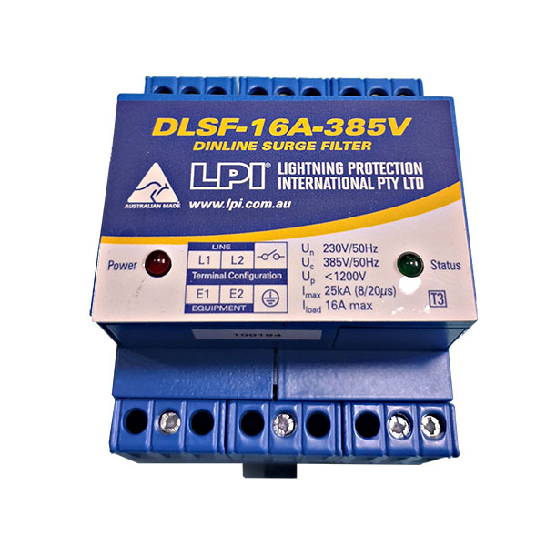Bộ chống sét 1 pha 16A 3 DLSF-16A-385V, DLSF-8A-385V